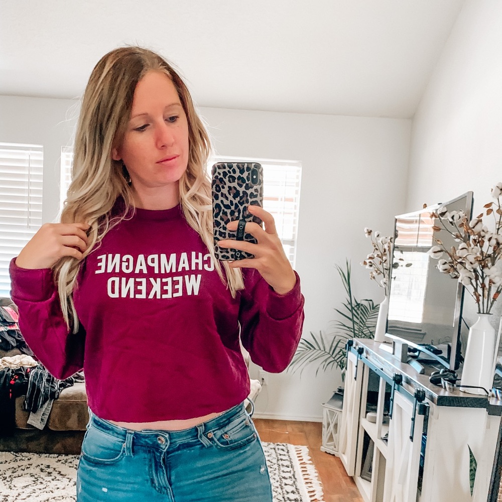 Sweatshirt crop